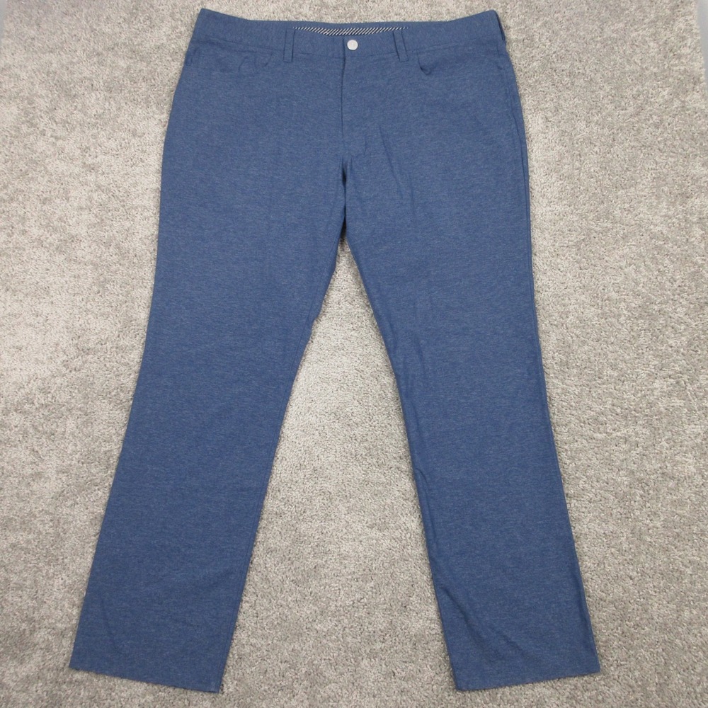 Bonobos Pants Mens 40x32 Blue Slim Fit Golf Performance Stretch Wicking Flex EUC